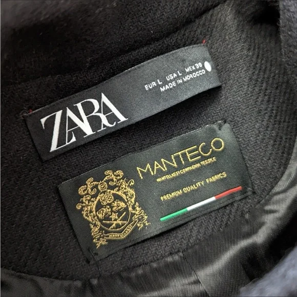 Zara wool blend coat